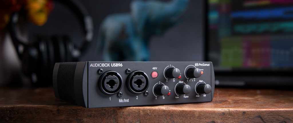 Портативный, удобный и суперпрочный PreSonus AudioBox USB 96 Портативный, удобный и суперпрочный PreSonus AudioBox USB 96