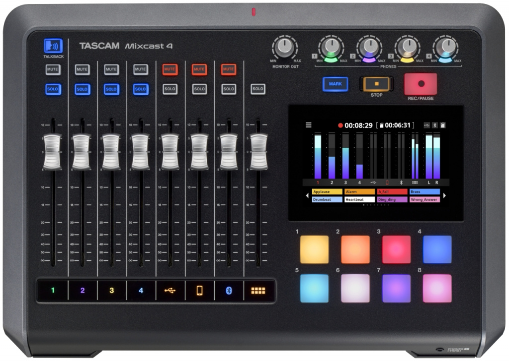 TASCAM Mixcast 4 - универсальность и простота! TASCAM Mixcast 4 - универсальность и простота!