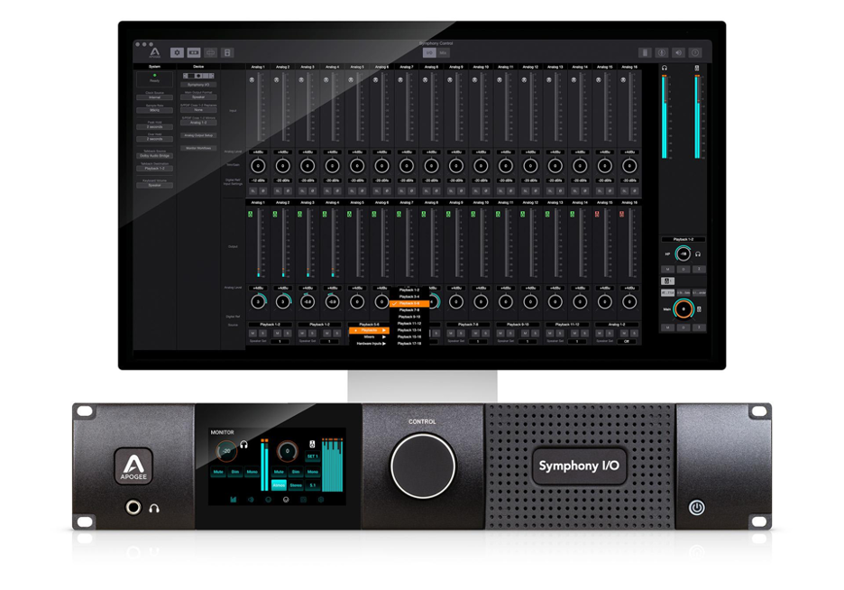 Apogee Symphony I/O Mk II Thunderbolt Сведение в иммерсивных форматах Apogee Symphony I/O Mk II Thunderbolt Сведение в иммерсивных форматах