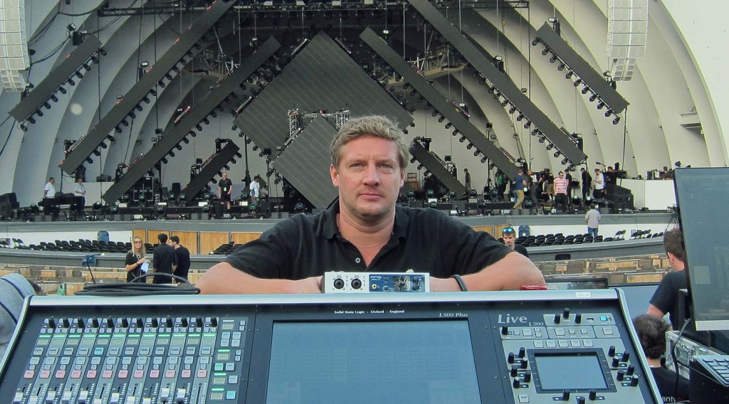 Front of house engineer Antony King and the RME Audio MADIface XT .jpg Front of house engineer Antony King and the RME Audio MADIface XT .jpg